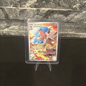 Pokémon Lycanroc 166/159 Illustration Rare Holo from Journey Together Set M/NM